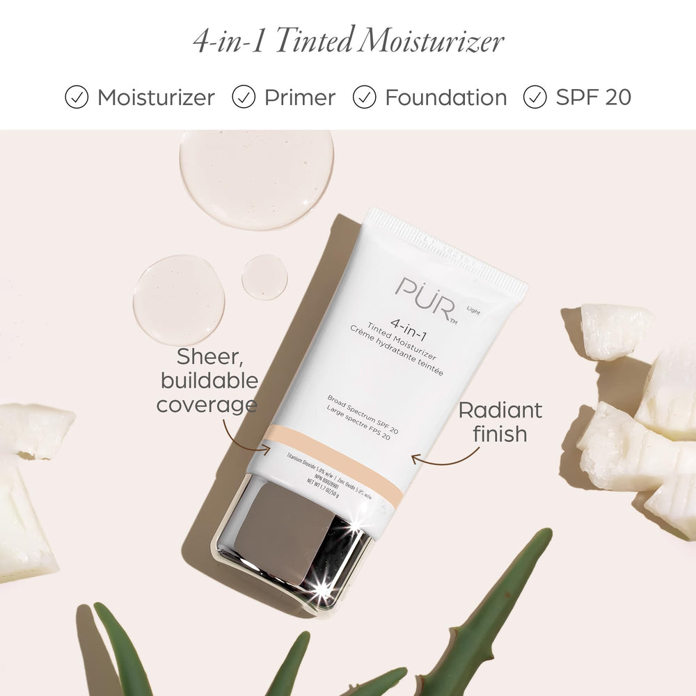 PÜR MINERALS texture close-up highlighting smooth hydrating finish