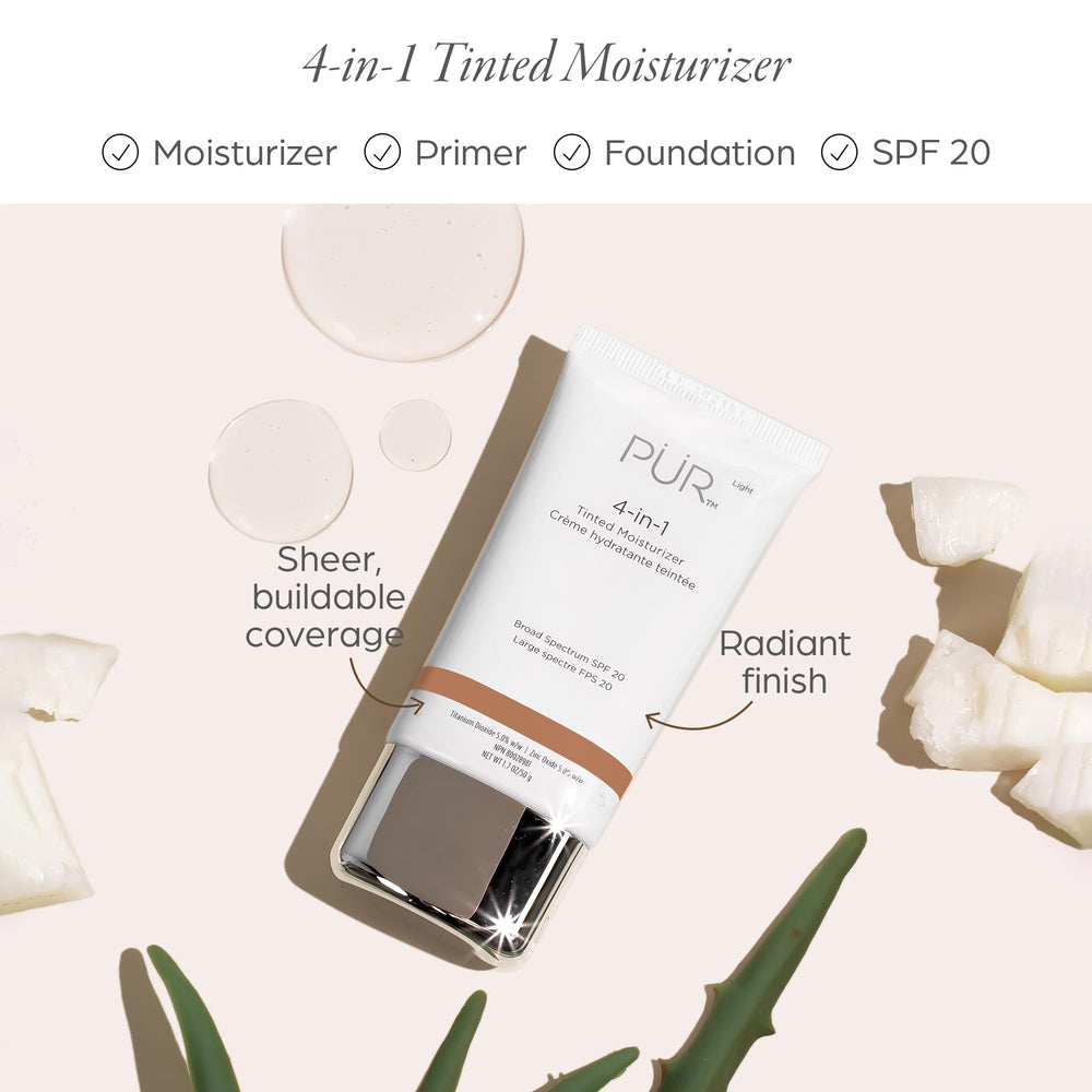 PÜR MINERALS texture close up reveals creamy hydration and blendability