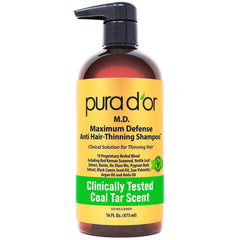 PURA D'OR front bottle view showing packaging and volume for clear identification and trust
