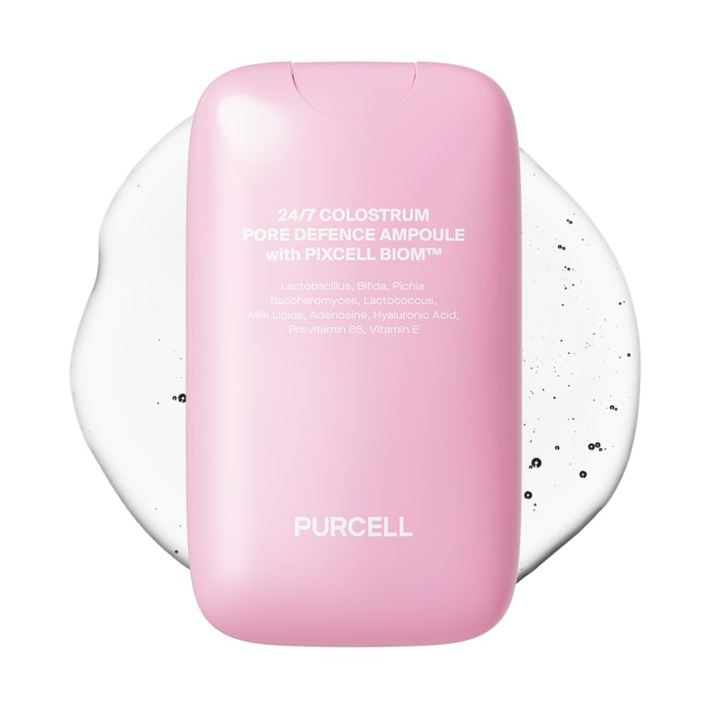 PURCELL front packaging ampoule mist showing sleek bottle and ease of use