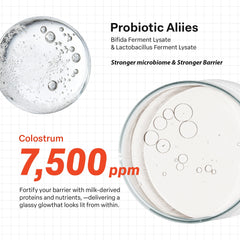 PURCELL texture droplet on hand demonstrating lightweight, fast-absorbing formula