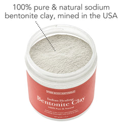 Pure Body Naturals open jar with powder visible for DIY convenience