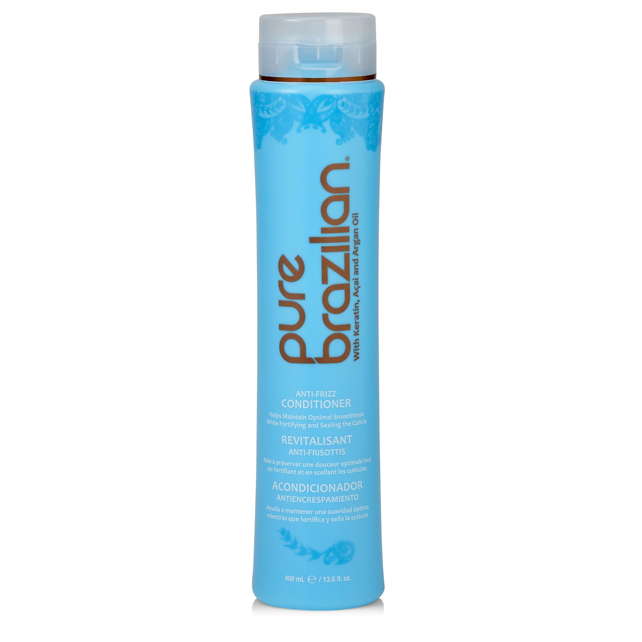 Pure Brazilian front bottle showing clean packaging and quick identification benefit