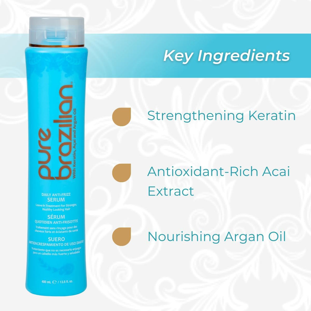 Pure Brazilian serum texture close-up showing lightweight hydration benefit