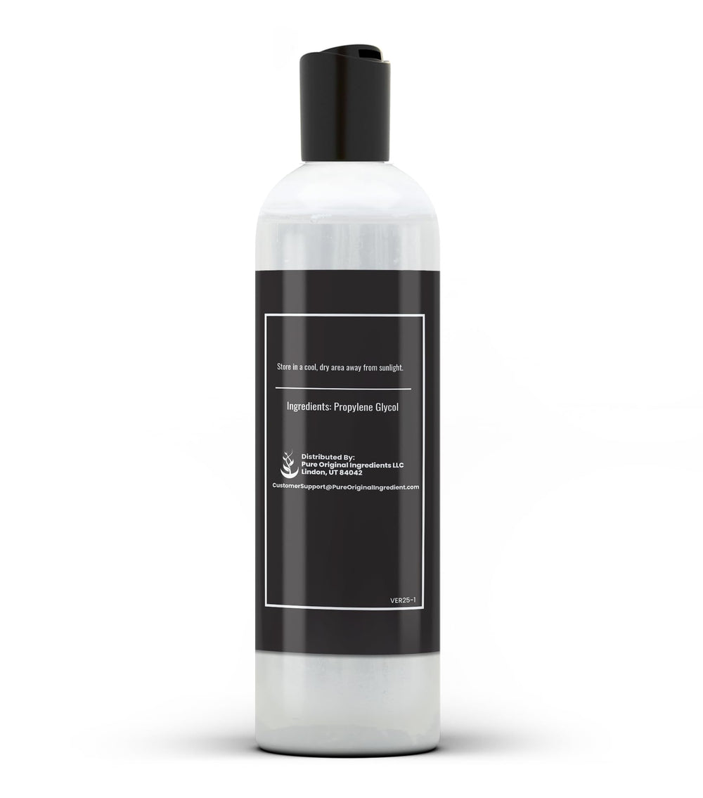 PURE ORIGINAL INGREDIENTS close-up drop demonstrating smooth viscosity and easy blending
