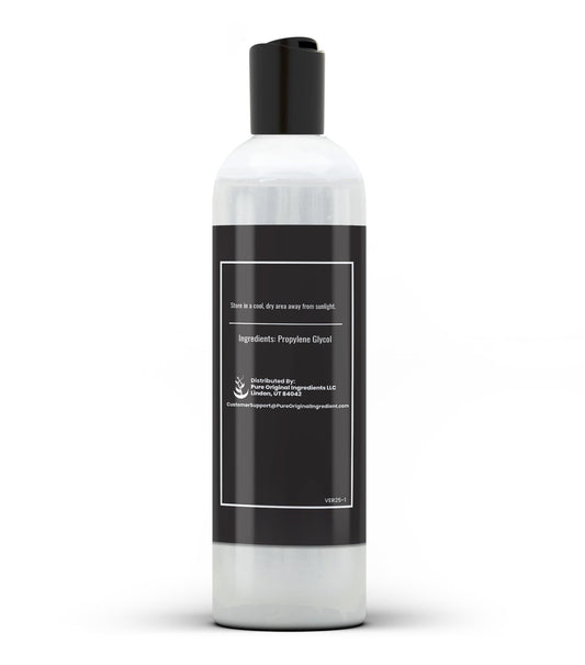 PURE ORIGINAL INGREDIENTS close-up drop demonstrating smooth viscosity and easy blending