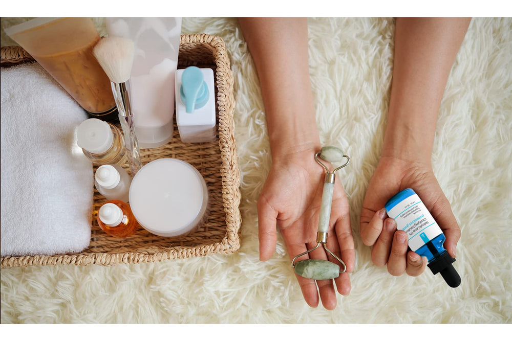 PURE ORIGINAL INGREDIENTS 30 mL bottle beside ruler to show compact travel-friendly size