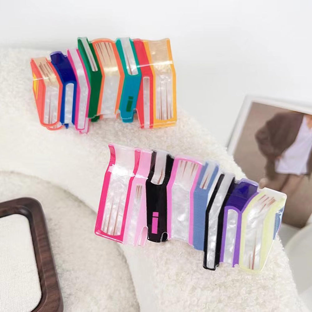 Pureadee clip worn in hair demonstrates comfortable hold during tasks