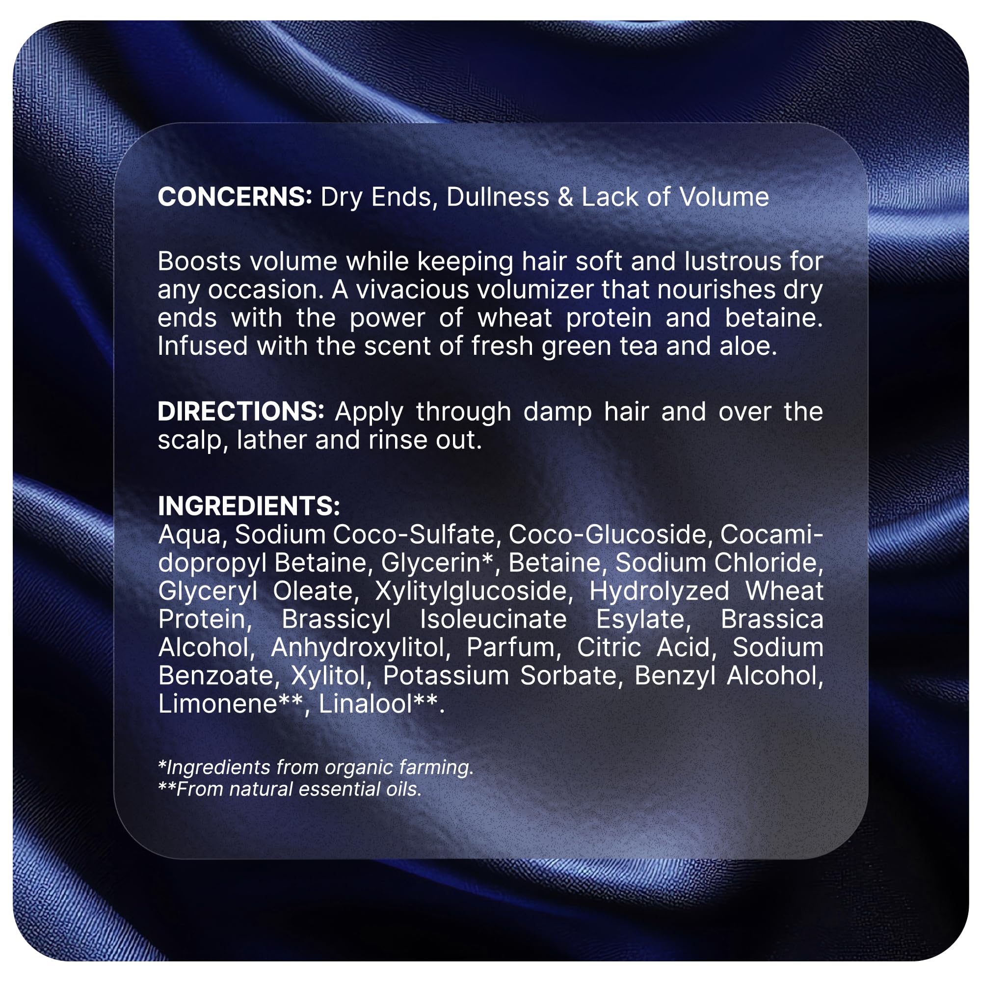 PUREANCE before and after hair showing increased volume and body