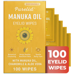 PURELID front packaging showing benefits and 100-count for easy identification