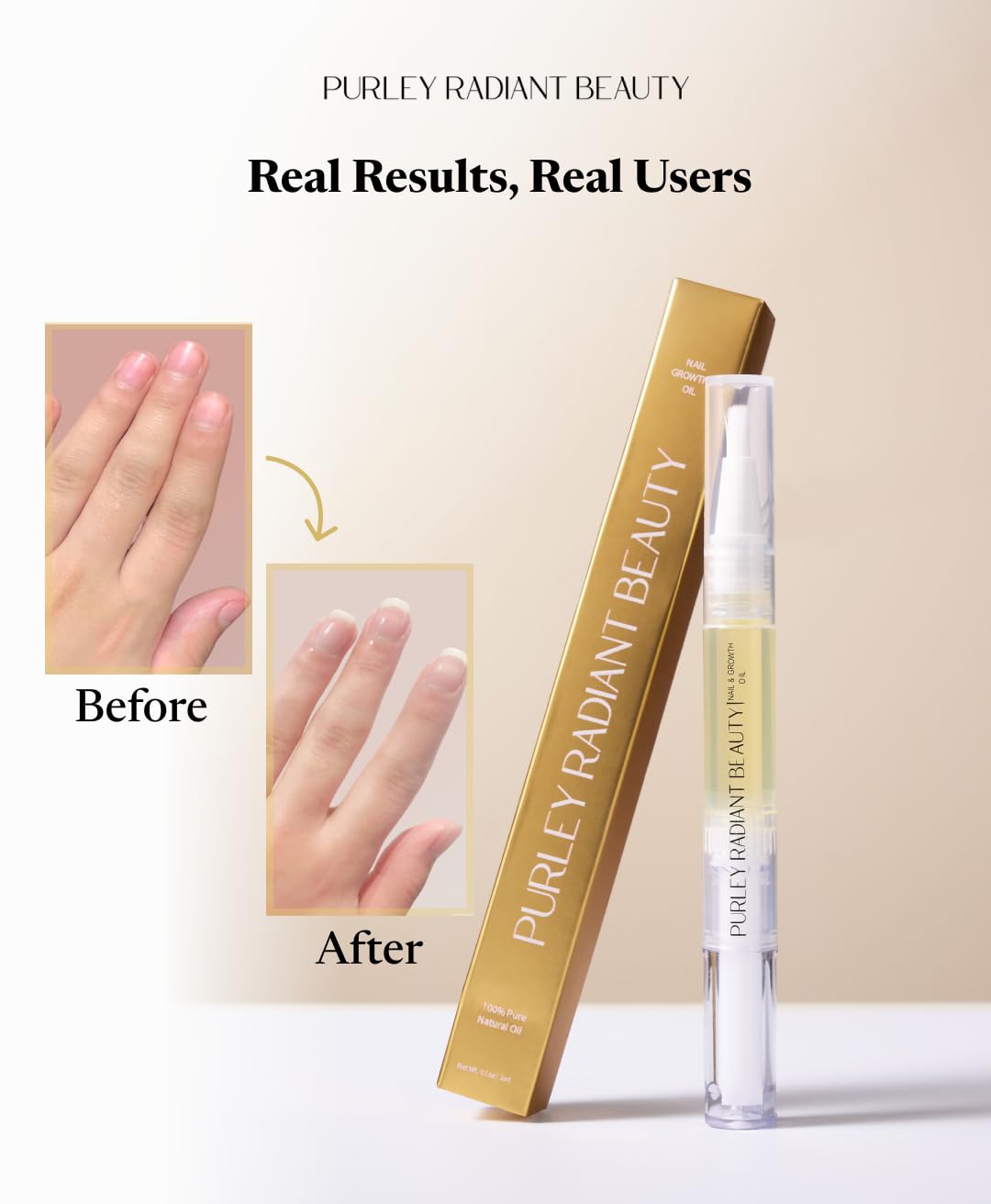 Purely Radiant pen applicator close-up highlighting precise dispensing