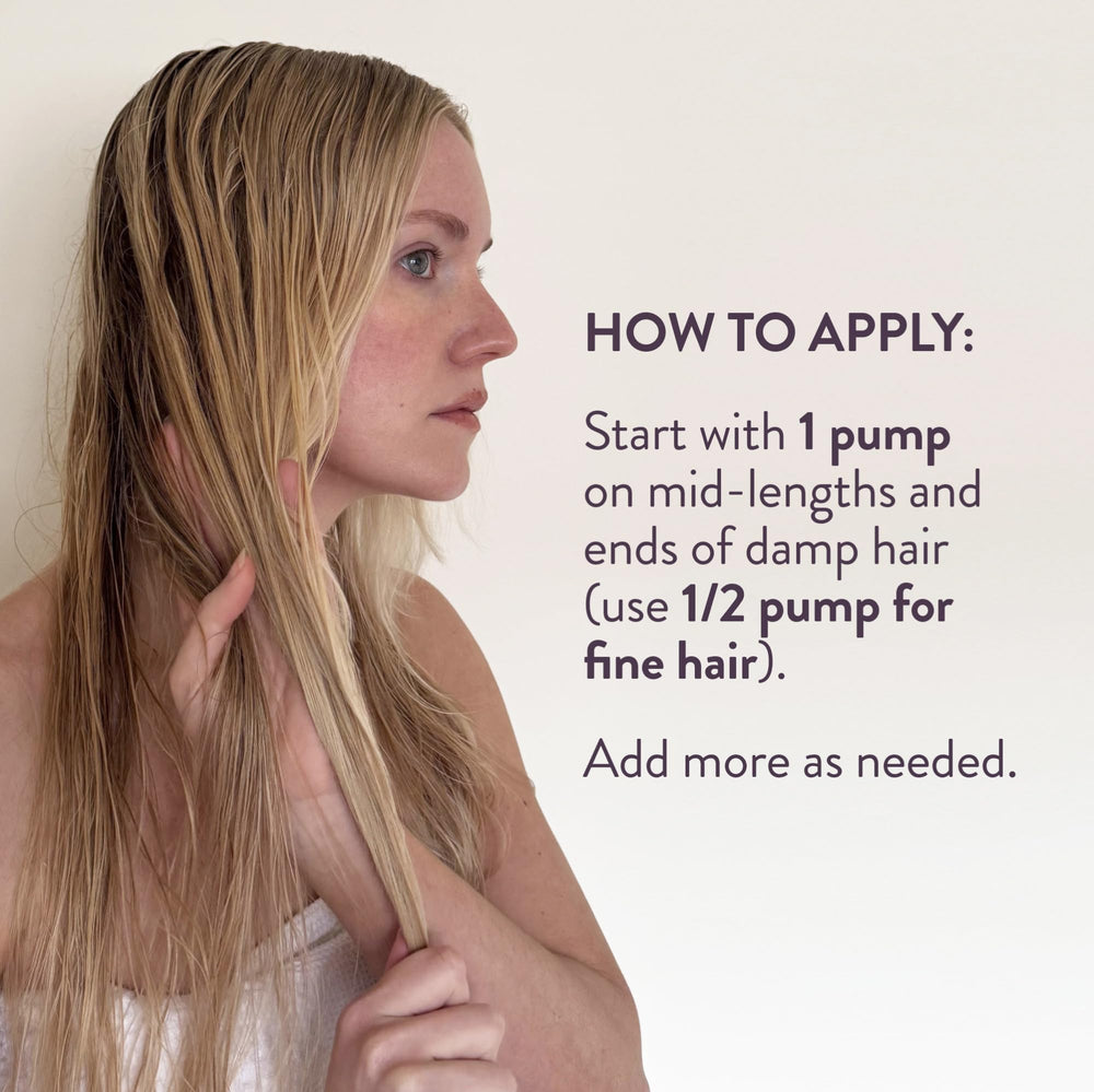 Pureology before and after split ends comparison showing visible sealing