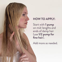 Pureology before and after split ends comparison showing visible sealing