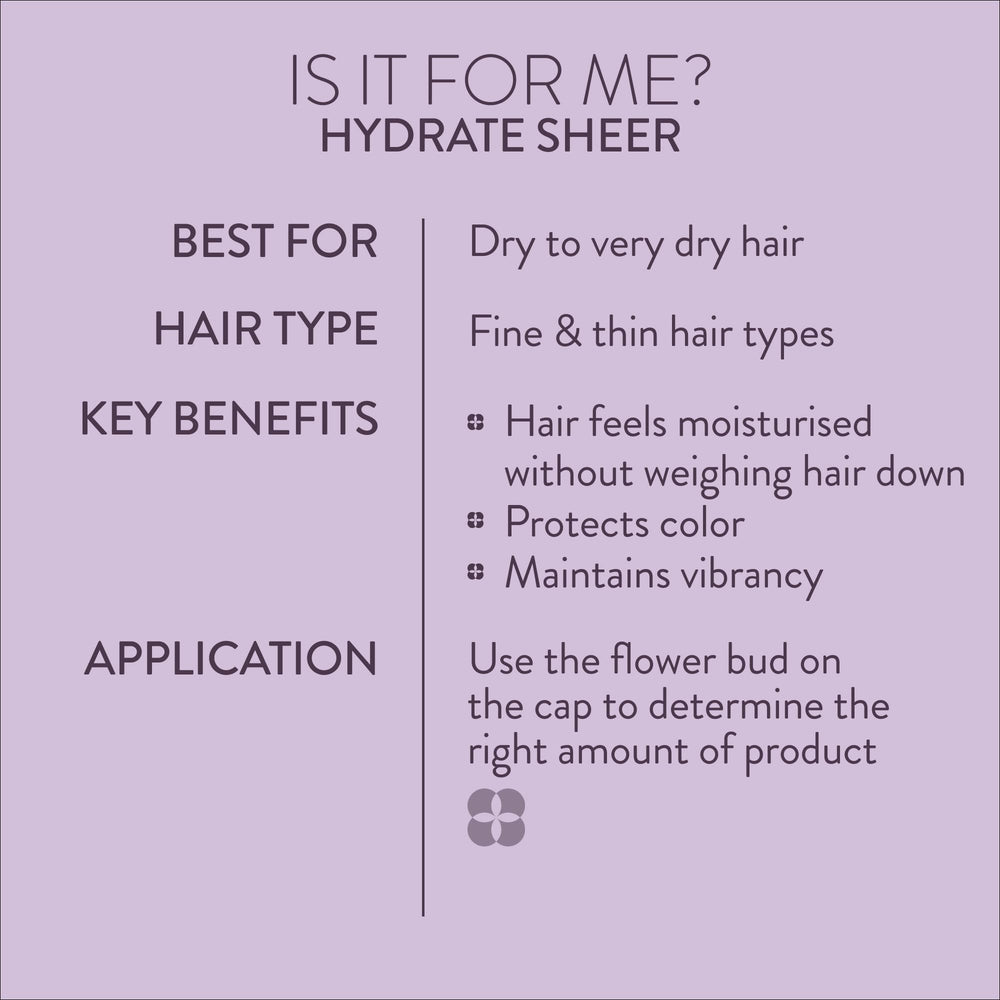 Close-up of Pureology label detailing vegan and sulfate-free benefits