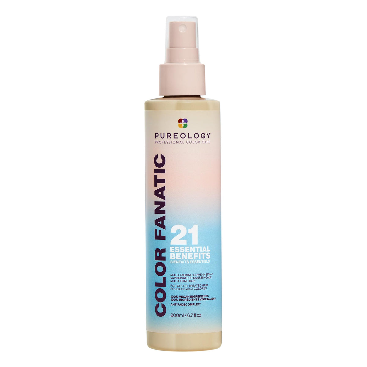 Pureology Color Fanatic front packaging showing product and benefits