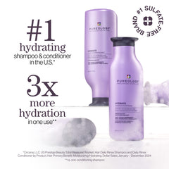 Pureology hydrate shampoo creamy texture close-up for deep moisture