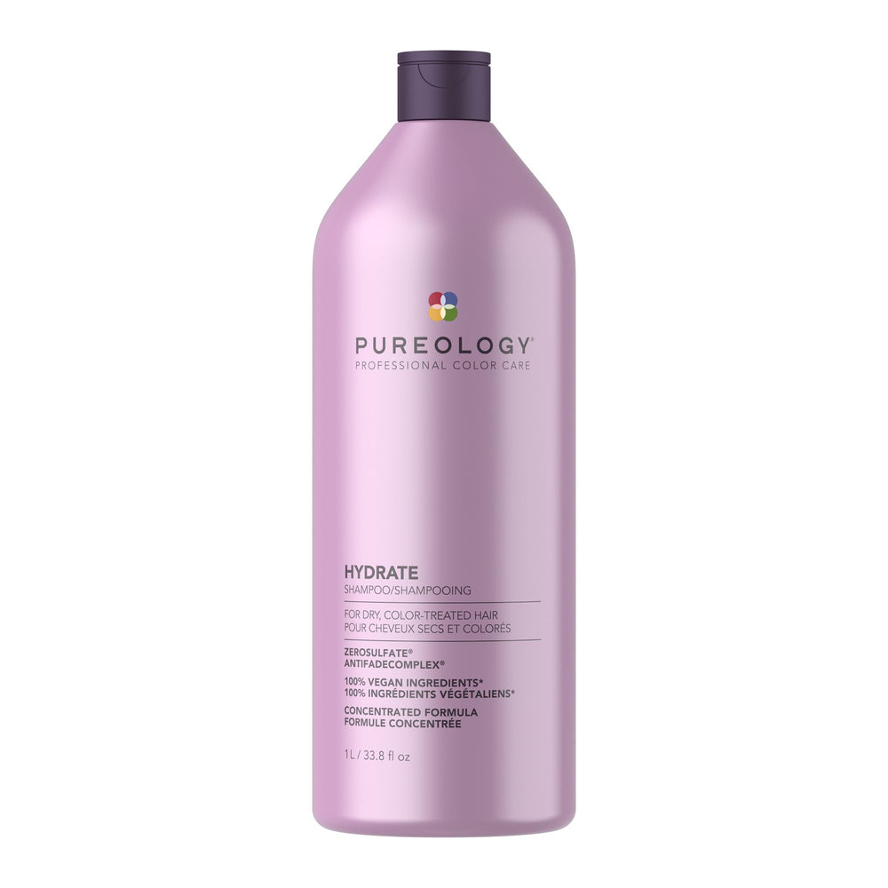 Pureology front bottle showing label and large 33.8 fl oz size for value