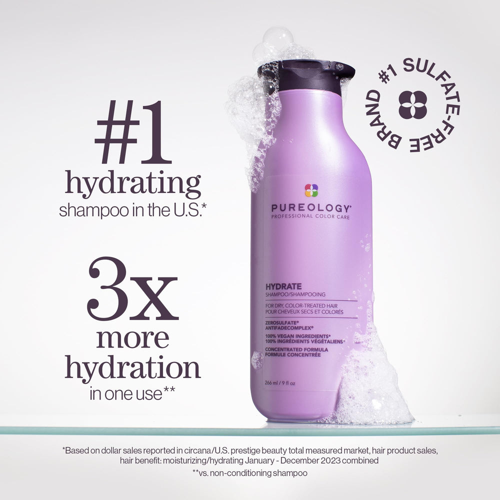 Pureology pump top detail demonstrating easy dispensing and one-handed use
