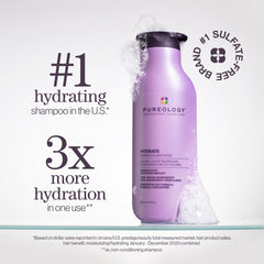 Pureology pump top detail demonstrating easy dispensing and one-handed use