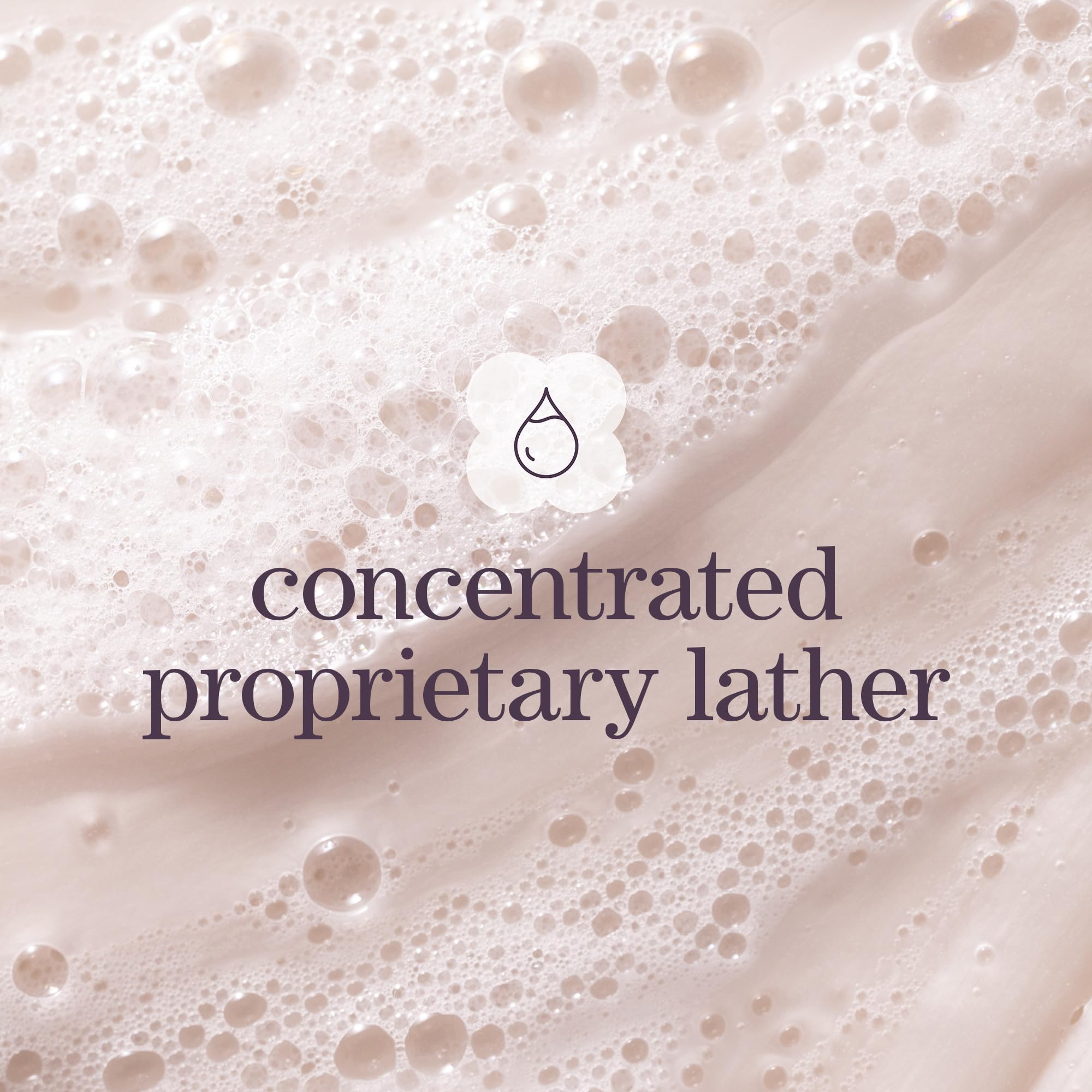 Pureology Hydrate Sheer shampoo in shower demonstrating gentle cleansing in use