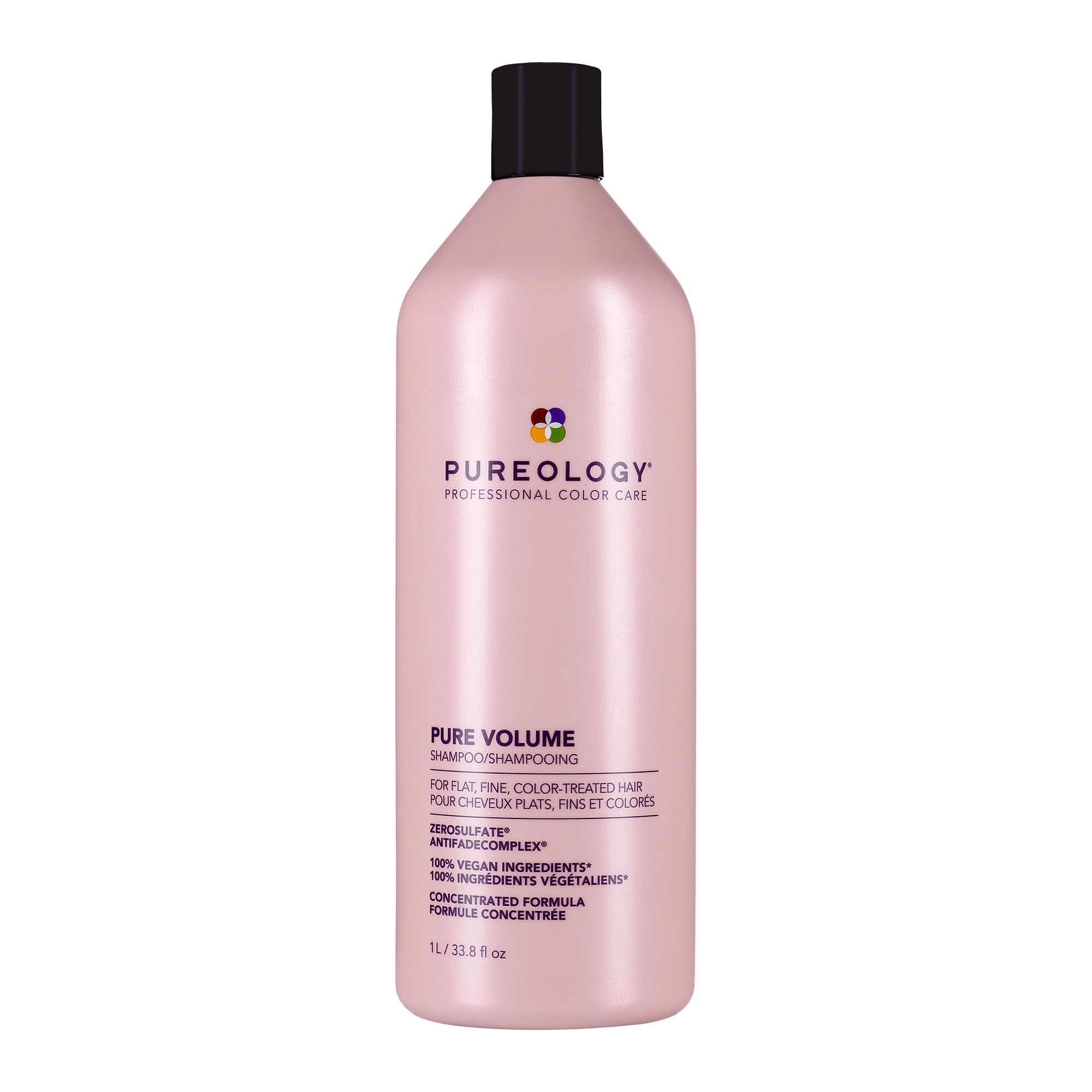 pureology front bottle showing product and easy identification benefit