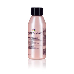 Pureology bottle staged on bathroom shelf showing daily use benefit