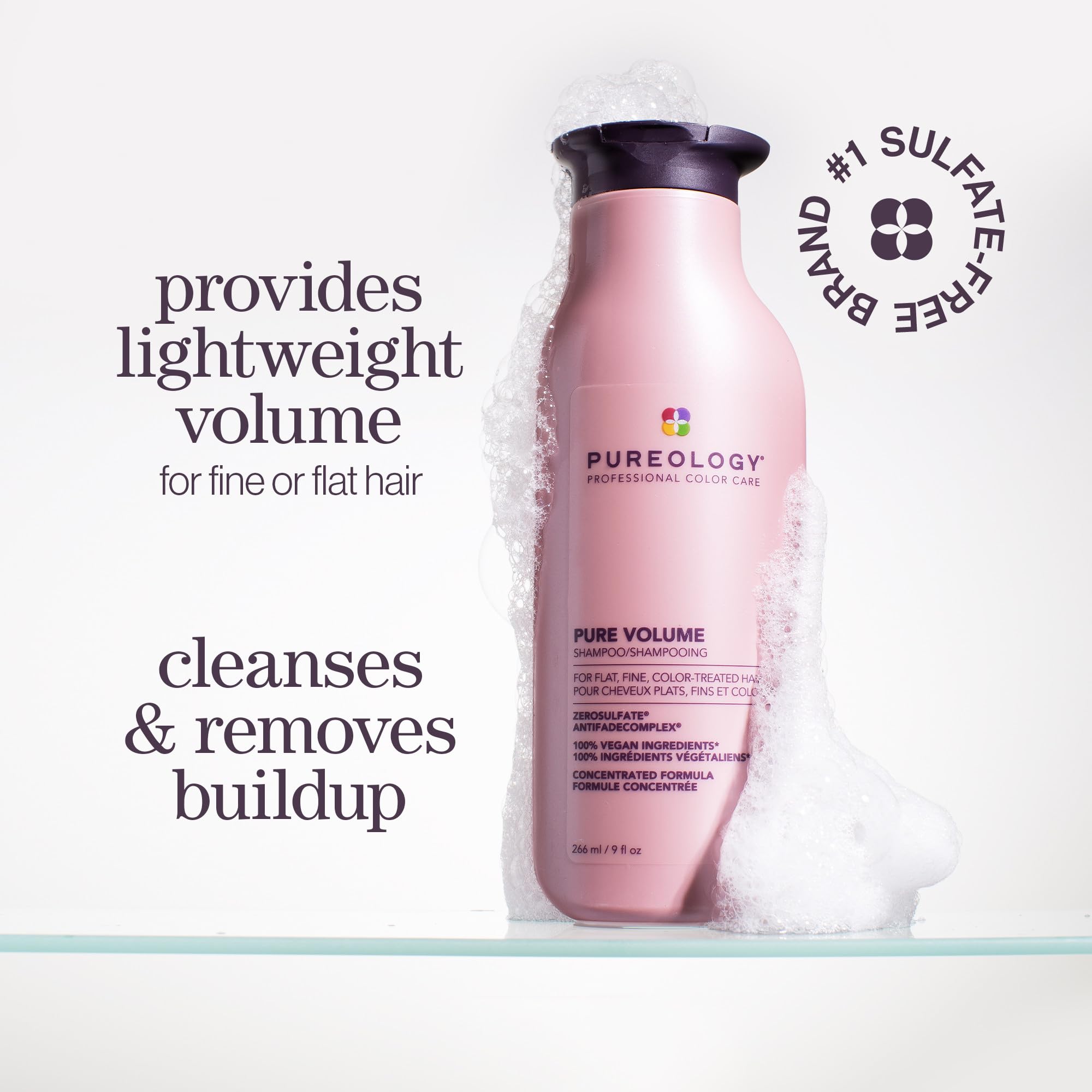 pureology pump close-up highlighting dispensing control and convenience