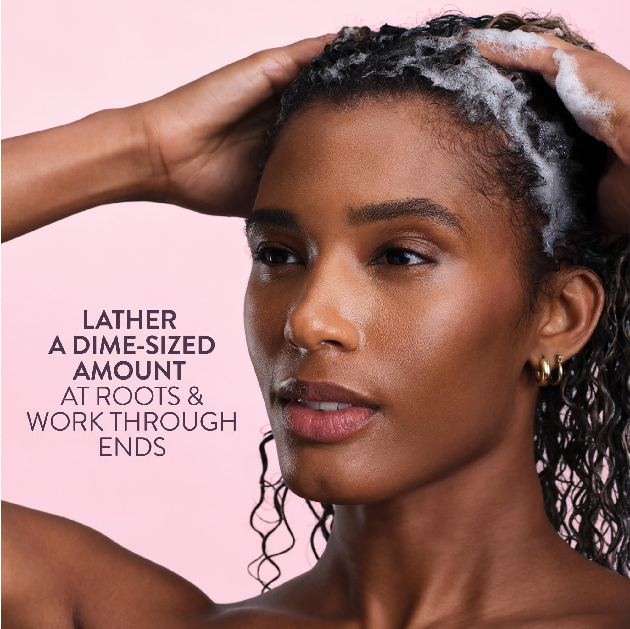 Back label ingredients view highlighting Pureology gentle formula