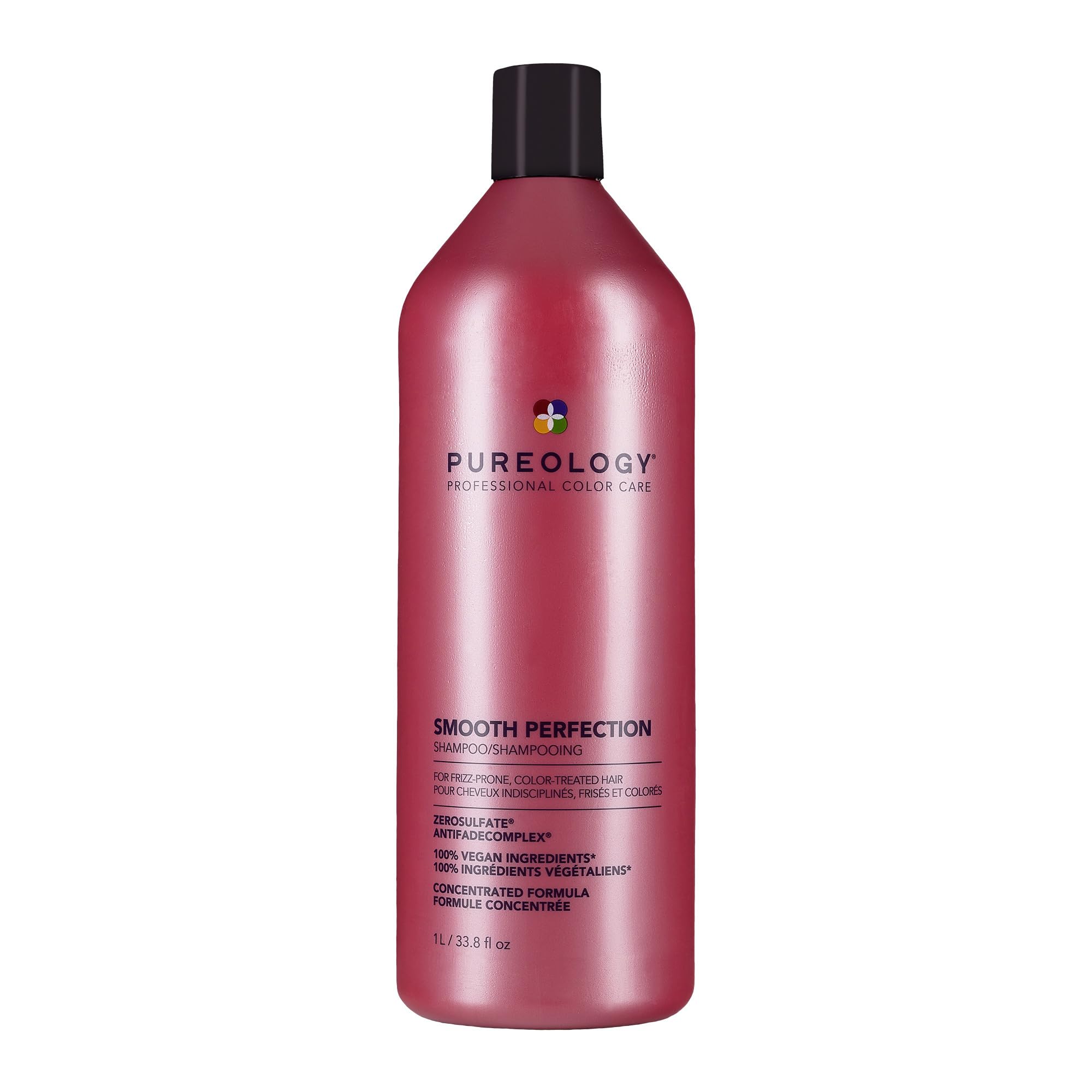 Pureology front bottle showing product and smooth result benefits