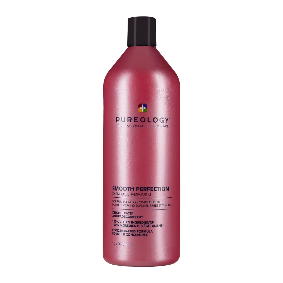 Pureology front bottle showing product and smooth result benefits