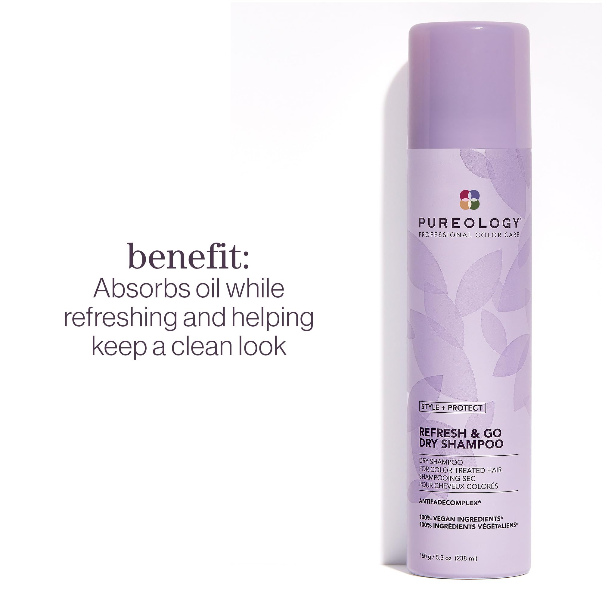 Pureology spray nozzle closeup demonstrating precise application benefit