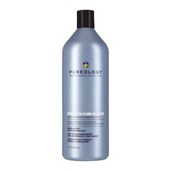 Pureology front packaging showing 33.8 fl oz bottle and label benefits