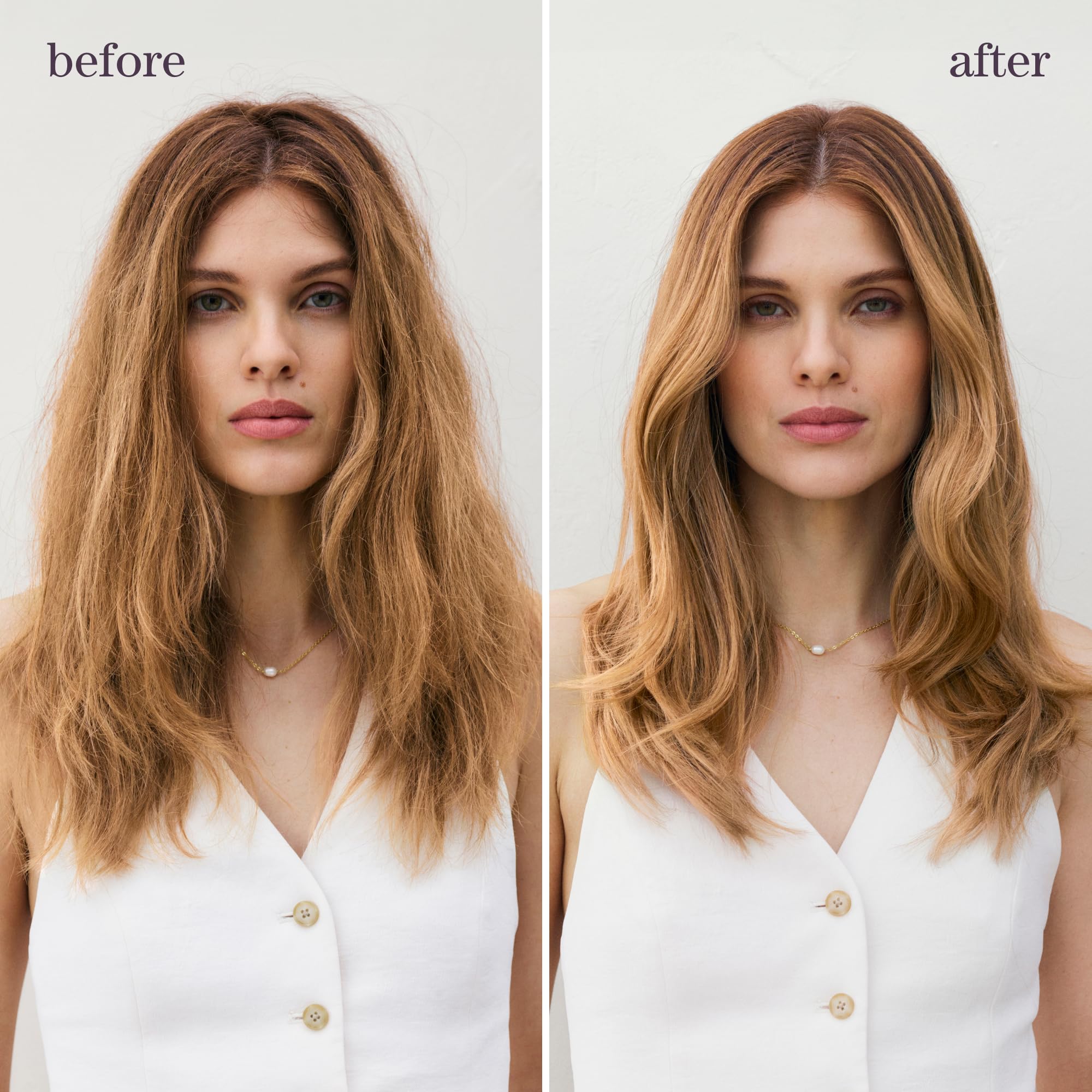 Pureology creamy conditioner texture close-up for smooth detangling
