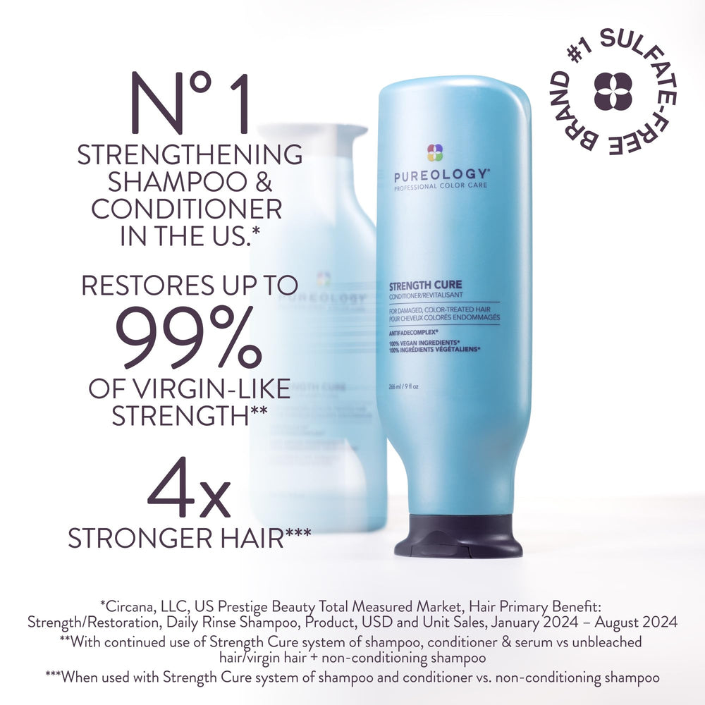 Pureology Strength Cure creamy texture close-up demonstrating nourishing feel
