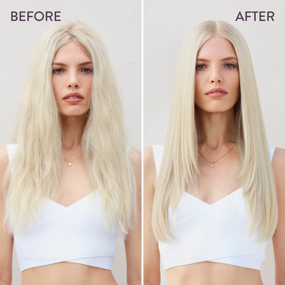 Pureology Strength Cure dispensing conditioner illustrating easy application and control