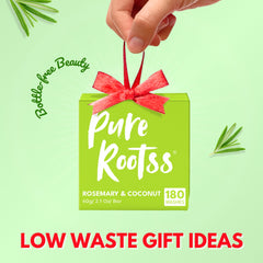 PureRootss conditioner being applied for smoother detangling and manageability