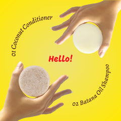 PureRootss bars displayed on a bath shelf conveying zero-waste salon-quality routine