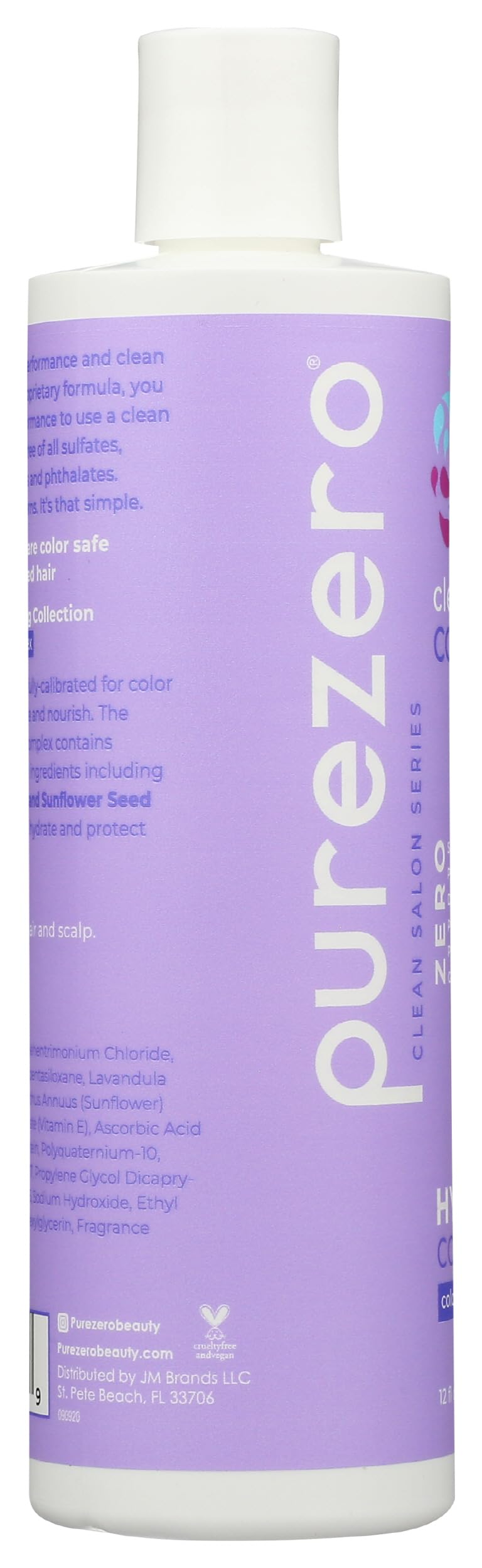 Purezero applied in shower on hair illustrating easier combing benefit