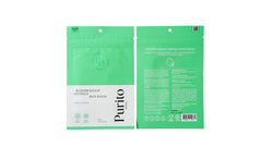 PURITO label close-up featuring Centella actives for soothing support