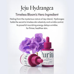PURITO serum texture on hand showing lightweight absorbent formula benefit