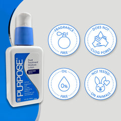 Purpose application on hand illustrating lightweight spreadability and hydration