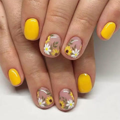 Puyokinm close-up of floral design detail, highlighting accurate print and glossy appeal