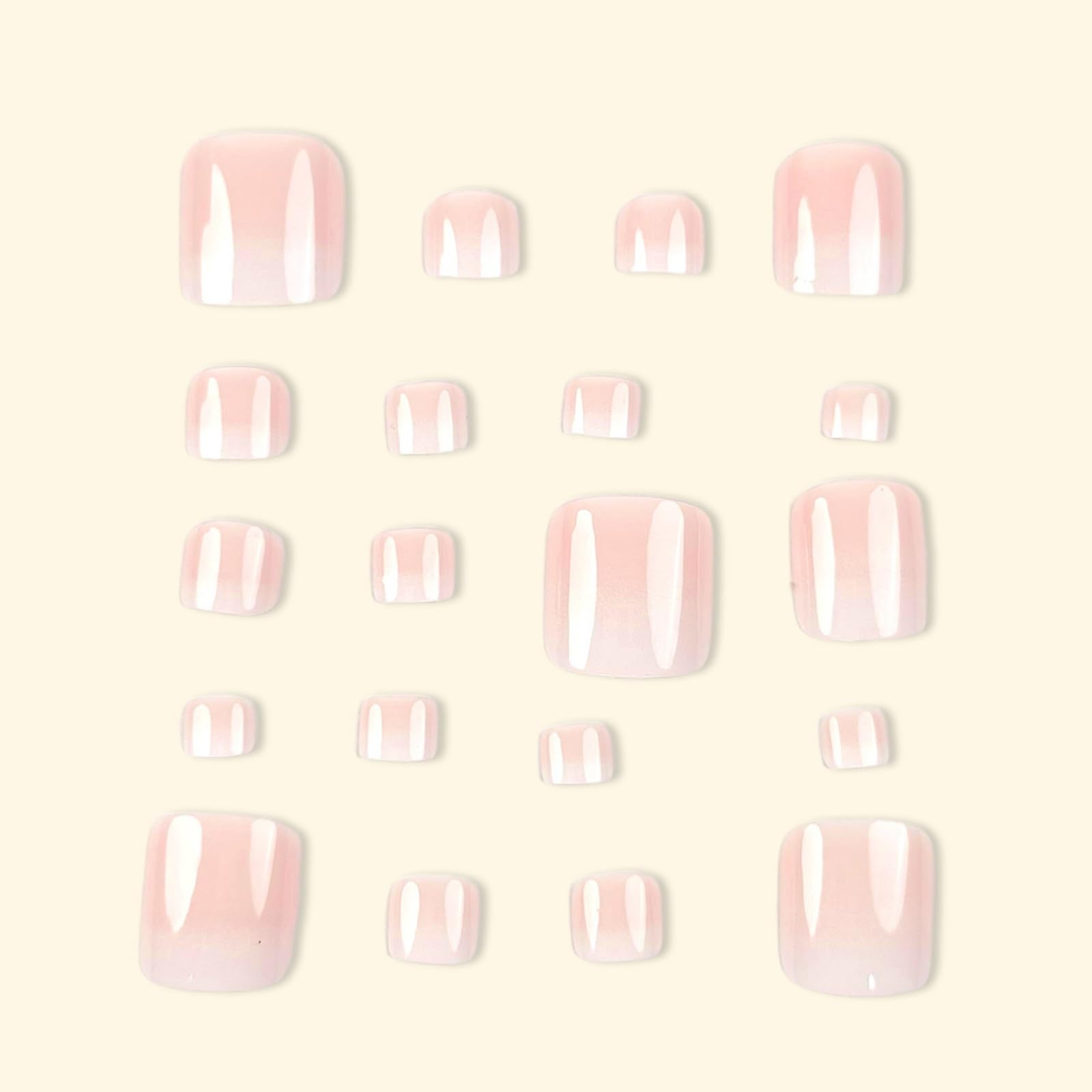 Puyokinm close-up ombré gloss finish highlighting smooth shine and natural look