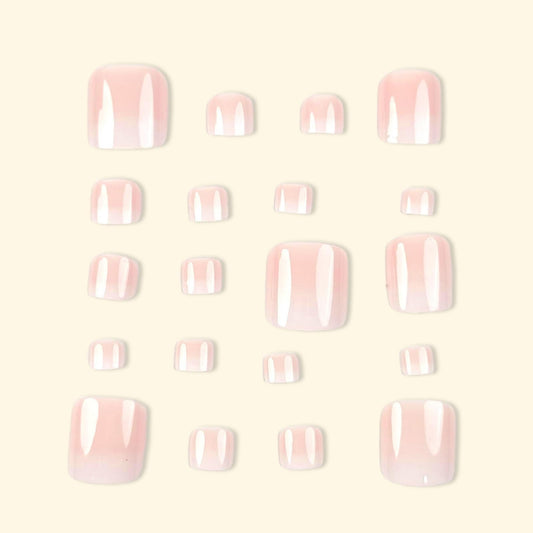 Puyokinm close-up ombré gloss finish highlighting smooth shine and natural look