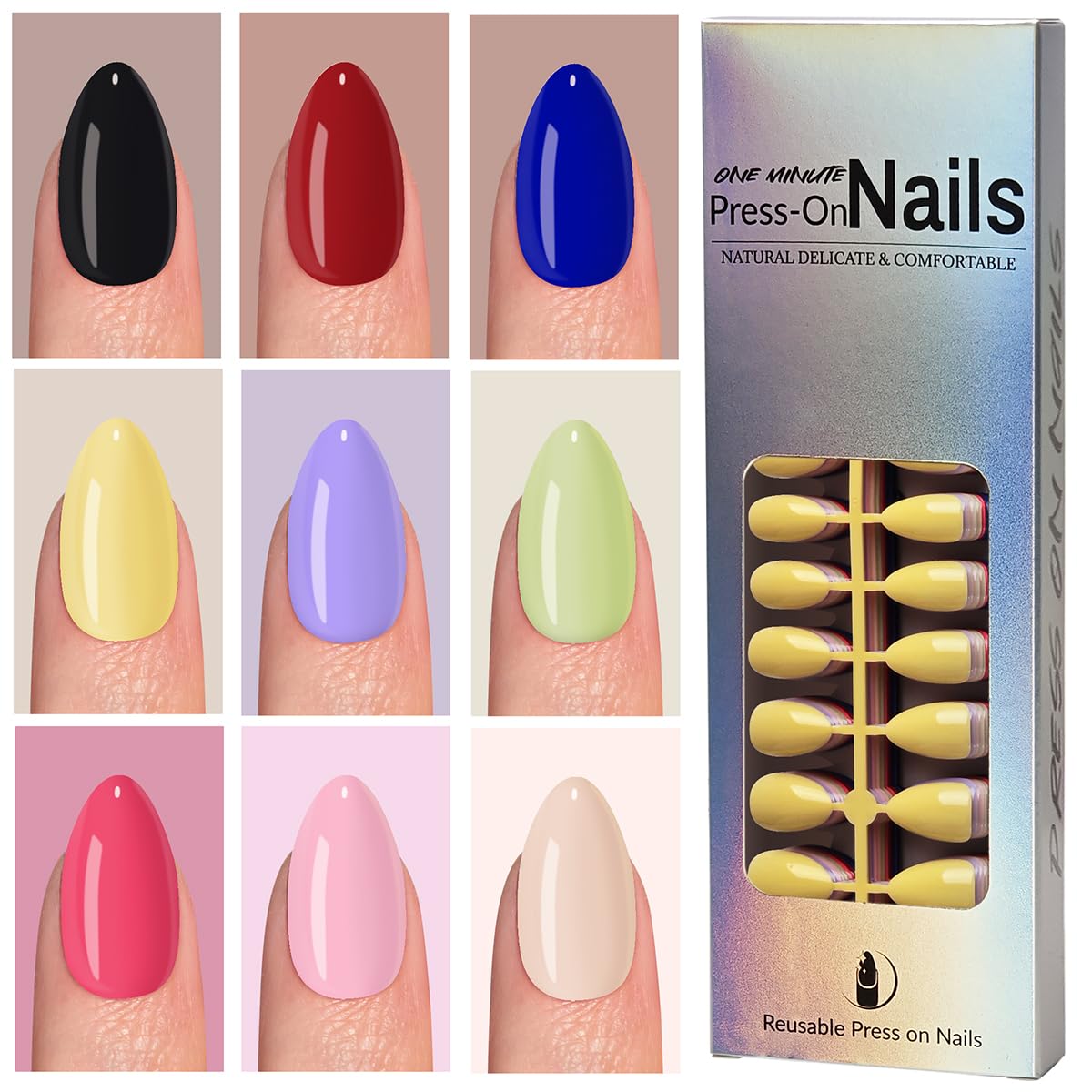 Puyokinm close-up of glossy nail surface highlighting layered gel finish and salon shine