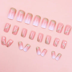 puyokinm arranged full set of 24 nails demonstrating variety and fit benefit