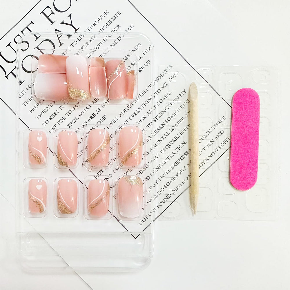 puyokinm detailed heart-curve and gradient pink design showing decorative appeal