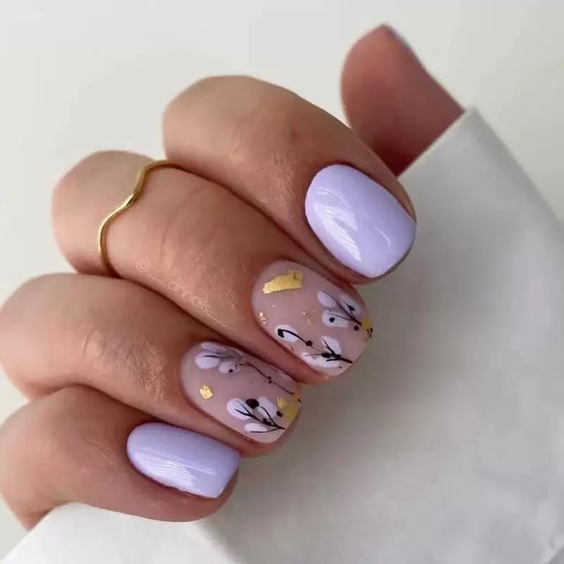 Puyokinm stacked false nails emphasizing shiny acrylic-like gloss and reusable quality