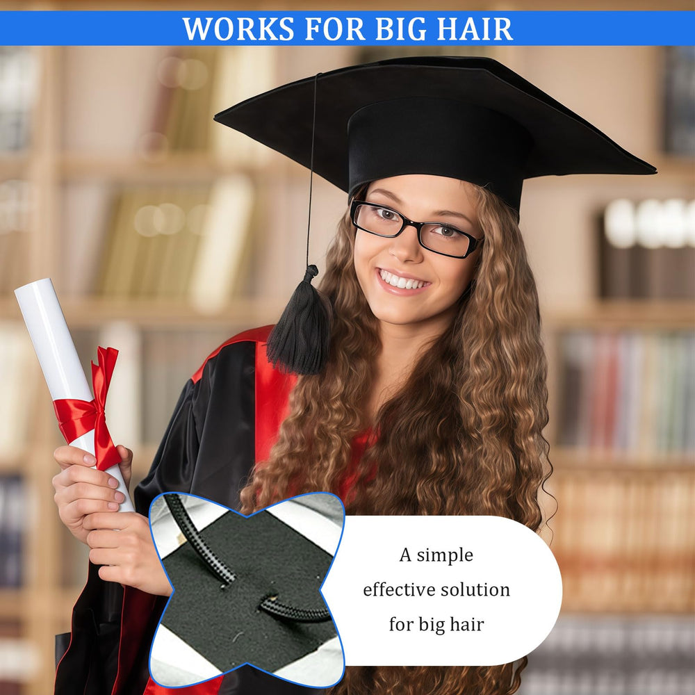 Pvoiue insert installed inside a mortarboard, shows enhanced cap support and shape