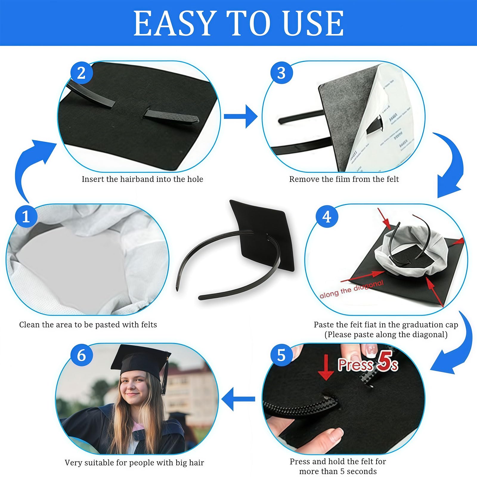 Pvoiue protecting hairstyle under cap to keep style intact